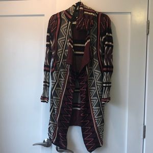 Fall Cardigan and Shirt Combo